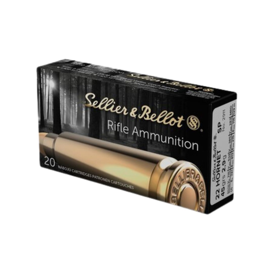 .22 Hornet 45Gr SP (20) Ammo