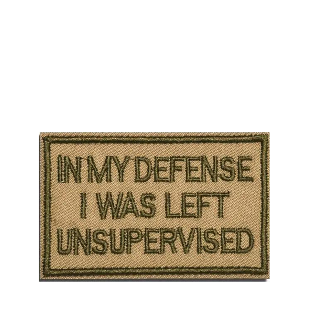 In My Defense I Was Left Unsupervised | Patch